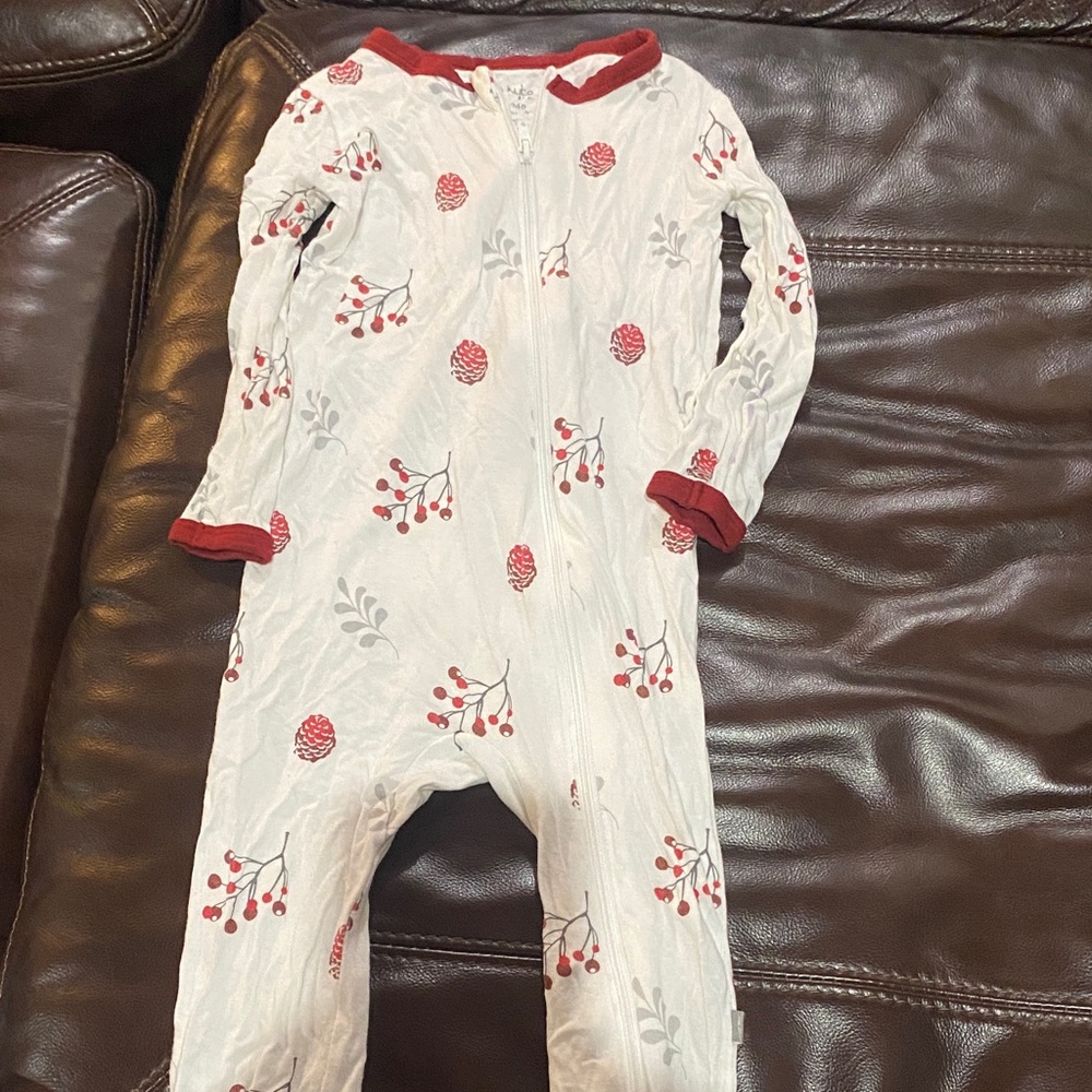 Cherry Print Kids One Piece kyte baby zipper romper